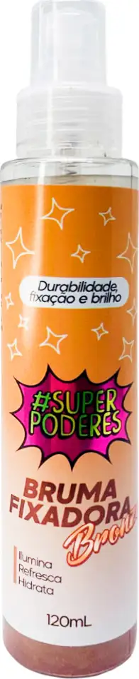 Bruma Fixadora Bronze 120ml - Super Poderes